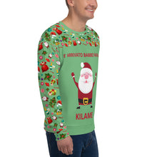 Load image into Gallery viewer, Sweatshirt Green 'E' arrivato Babbo Natale'