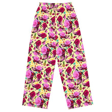 Load image into Gallery viewer, Unisex wide-leg pants 'Jungle Flower'