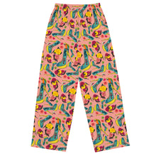 Load image into Gallery viewer, Unisex wide-leg pants 'Tropical Vibe'