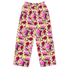 Load image into Gallery viewer, Unisex wide-leg pants 'Jungle Flower'