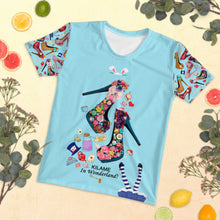 Load image into Gallery viewer, Women's T-shirt 'Alice in wonderland'