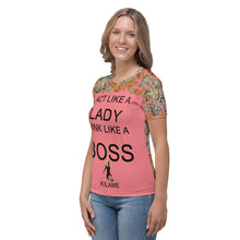 Load image into Gallery viewer, Women's T-shirt 'Think like a BOSS'