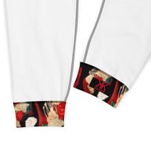Load image into Gallery viewer, Women's Joggers 'Fiori rosso nero'