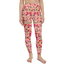 Load image into Gallery viewer, Leggings 'Flowers mix shoes'