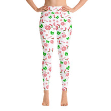 Load image into Gallery viewer, Leggings Peppermint 'Happy Holidays'
