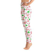Load image into Gallery viewer, Leggings Peppermint 'Happy Holidays'
