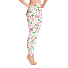 Load image into Gallery viewer, Leggings Peppermint 'Happy Holidays'