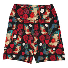 Load image into Gallery viewer, Shorts 'Fiori rosso nero'