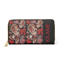 Load image into Gallery viewer, Zipper Wallet 'Holidays Couture'