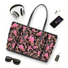 Load image into Gallery viewer, PU Leather Shoulder Bag 'Black Rose'