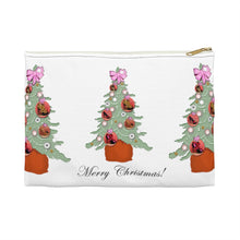 Load image into Gallery viewer, Accessory Pouch 'Pink Christmas'