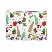 Load image into Gallery viewer, Accessory Pouch 'Christmas in New York Big Apple'