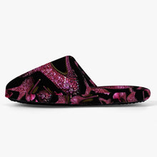 Load image into Gallery viewer, Classic Cotton Slippers 'Pink crystals shoes'