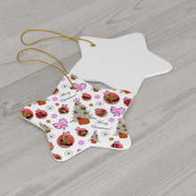 Load image into Gallery viewer, Ceramic Ornaments 'Pink Christmas'