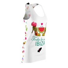 Load image into Gallery viewer, Women's Cut & Sew Racerback Dress 'Toda la vida Ibiza'
