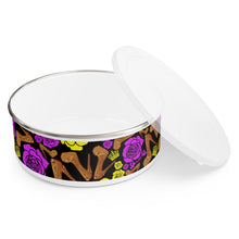 Load image into Gallery viewer, Enamel Bowl 'Purple Gold'