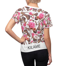 Load image into Gallery viewer, Dreamy Tee 'Rose pink flower'