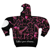 Load image into Gallery viewer, Zip Hoodie Taf 'Follow your dreams'
