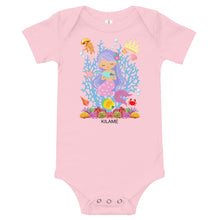 Load image into Gallery viewer, Baby body short sleeve one piece 'Viola Mermaid'