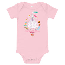 Load image into Gallery viewer, Baby body short sleeve one piece 'Pink Princess'