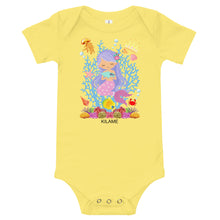 Load image into Gallery viewer, Baby body short sleeve one piece 'Viola Mermaid'