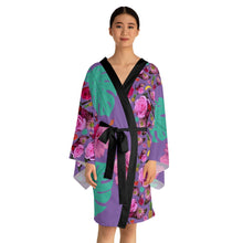 Load image into Gallery viewer, Long Sleeve Kimono Robe 'Jungle Fashion'