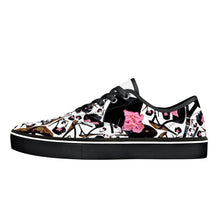 Load image into Gallery viewer, Skate Shoes - White/Black 'Pink gold sandals'
