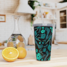 Load image into Gallery viewer, Plastic Tumbler with Straw 'Rose Verdi'