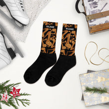 Load image into Gallery viewer, Socks 'Gold crystals shoes'