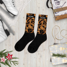 Load image into Gallery viewer, Socks 'Gold crystals shoes'