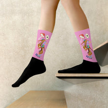 Load image into Gallery viewer, Socks 'Eat me drink me'