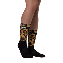 Load image into Gallery viewer, Socks 'Gold crystals shoes'
