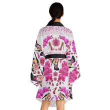 Load image into Gallery viewer, Long Sleeve Kimono Robe 'Secret garden'