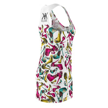 Load image into Gallery viewer, Women's Cut & Sew Racerback Dress 'Jewelry shoes'
