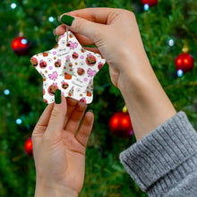 Load image into Gallery viewer, Ceramic Ornaments 'Pink Christmas'