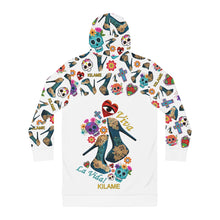 Load image into Gallery viewer, Women's Hoodie Dress 'Viva la vida'