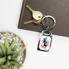 Load image into Gallery viewer, Rectangle Photo Keyring 'Miami Style'