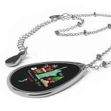 Load image into Gallery viewer, Oval Necklace 'Christmas in New York'
