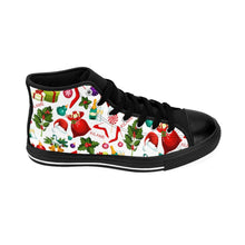 Load image into Gallery viewer, Women's High-top Sneakers 'Christmas party'