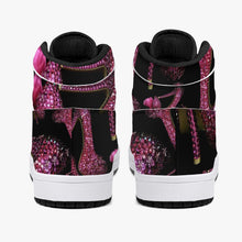 Load image into Gallery viewer, High-Top Leather Sneakers - White / Black