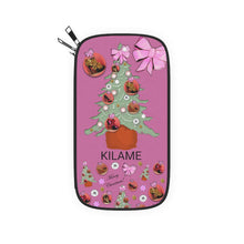 Load image into Gallery viewer, Passport Wallet 'Pink Christmas'