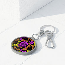 Load image into Gallery viewer, Keyring Tag 'Purple Gold'
