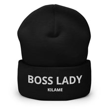 Load image into Gallery viewer, Cuffed Beanie 'Boss lady'