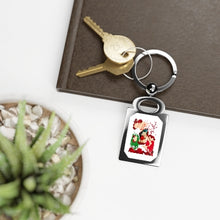 Load image into Gallery viewer, Rectangle Photo Keyring 'Viva L'Italia'