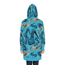 Load image into Gallery viewer, Women's Hoodie Dress Safod 'Blue Sky shoes'