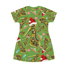 Load image into Gallery viewer, T-Shirt Dress 'New York Fashion Elf'