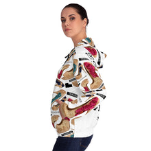 Load image into Gallery viewer, Women’s Full-Zip Hoodie Lodaz 'Travel Blogger Girl'