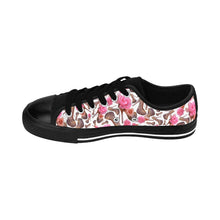 Load image into Gallery viewer, Women's Sneakers 'Rose pink flower'