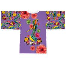 Load image into Gallery viewer, Long Sleeve Kimono Robe 'Tropical'