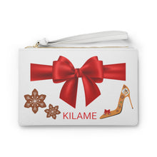Load image into Gallery viewer, Clutch Bag Tain 'Feliz Navidad'
